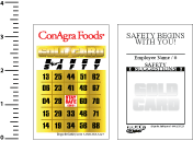 ConAgra Wallet Size SAFETY Program GOLD Card