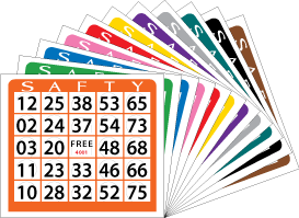 SAFETY Bingo Sheets
